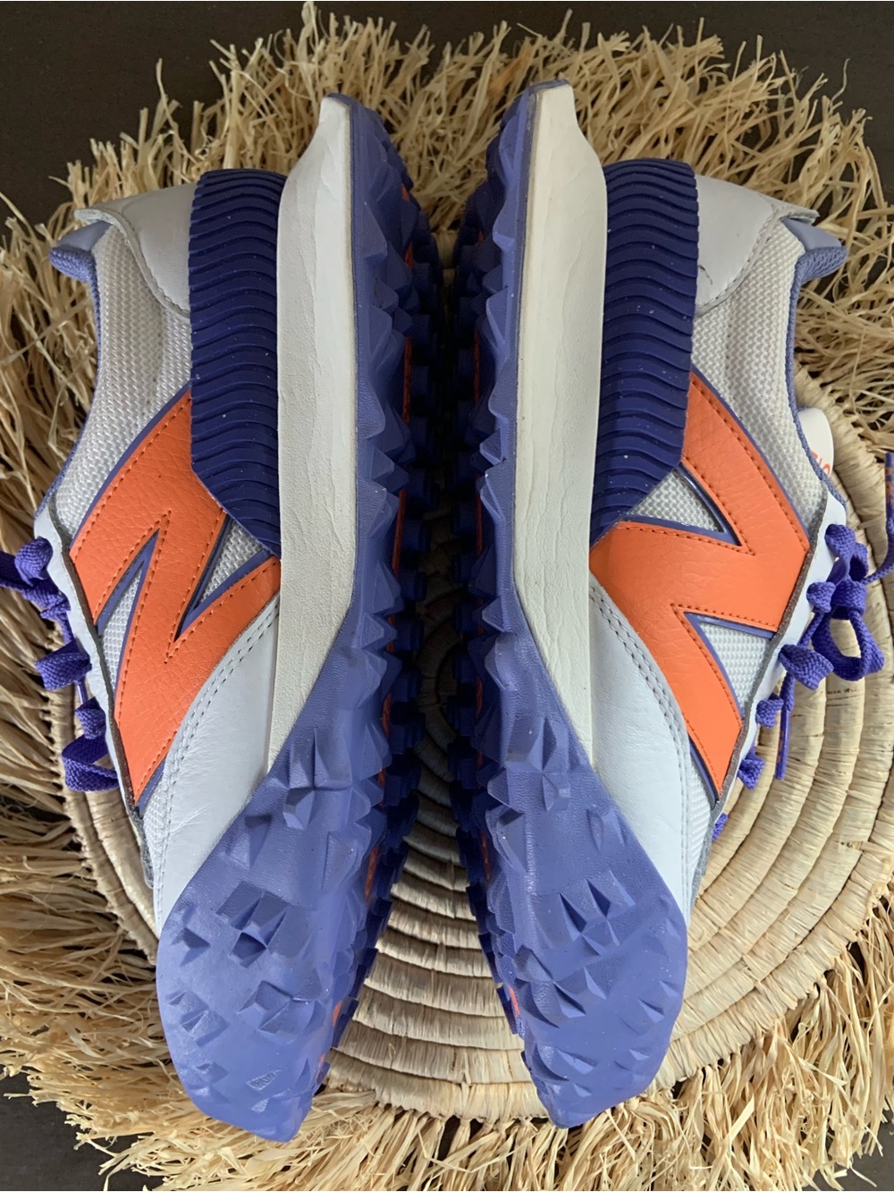 NEW BALANCE X FIGS XC-72 Clemson Orange Purple Sneakers M6 W7.5 - Picture 10 of 13